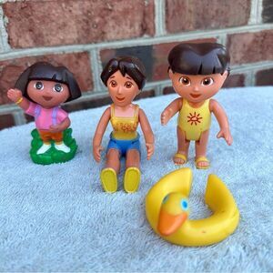 Dora the Explorer set of figurine/cake toppers